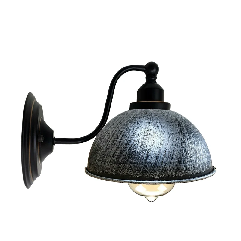 Vintage Farmhouse Wandleuchte – Industrie Wandlampe Bett | Ø 21cm | E27 ~3822