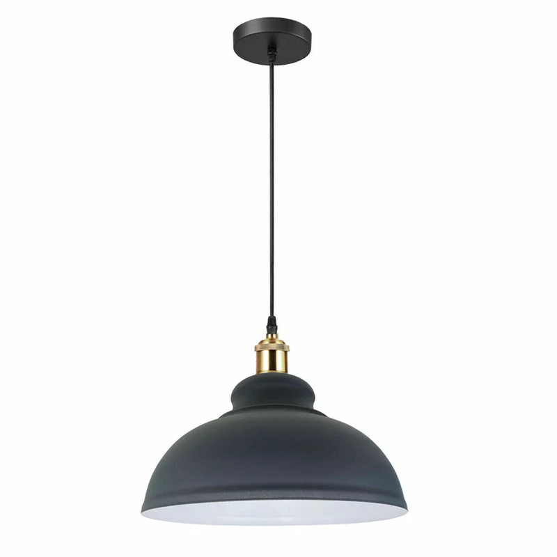 Industrielle lumière vintage Suspension métal Lampe Loft pour Restaurant ~2993