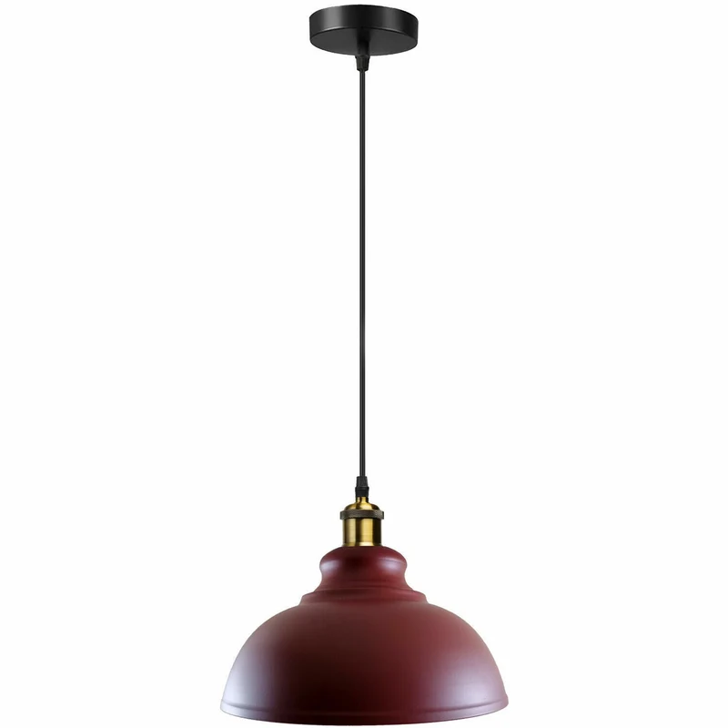 Industrielle lumière vintage Suspension métal Lampe Loft pour Restaurant ~2993