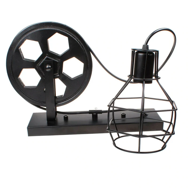 Vintage Industrial Rétro Applique Murale en Métal Lumière