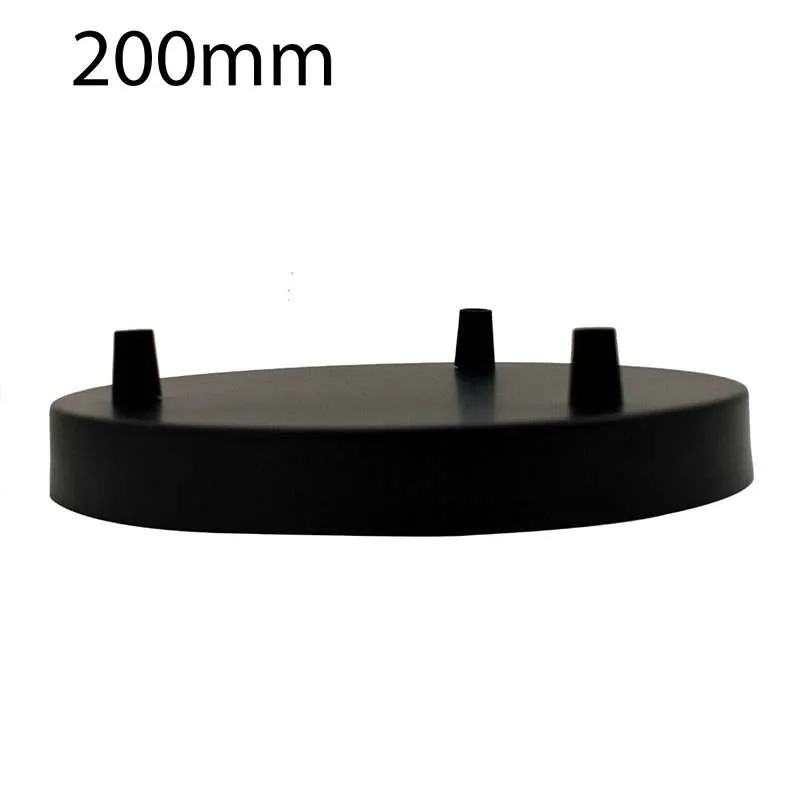 3-Loch Deckenrosette Runder Mehrfach-Baldachin (20cm) ~2690