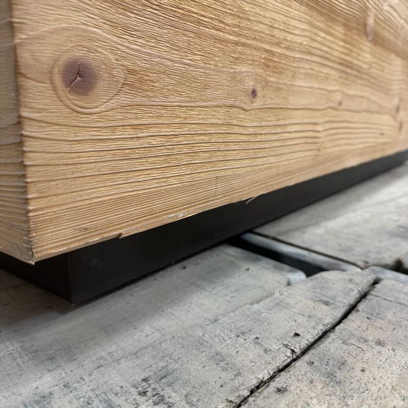 Lowboard Braun Schwarz Holz TV Board Couchtisch Gebraucht