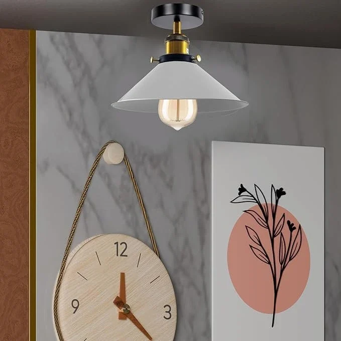 Deckenleuchte Wohnzimmer modern weiß E27~2992