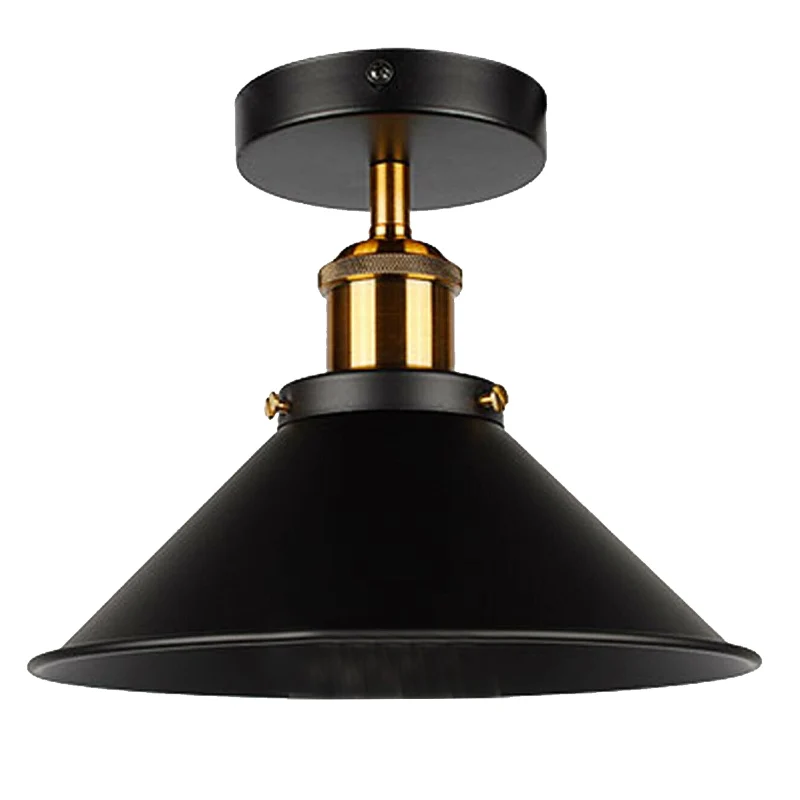 Schwarze LED Deckenlampen 22cm für Küche & Flur~2990