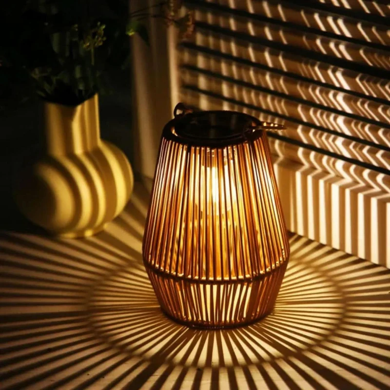 Handgemaakte Solar Lantaarn voor Tuin Waterdicht Buitenverlichting LED Sfeerverlichting Tuindecoratie Zonne-energie | Sansoti