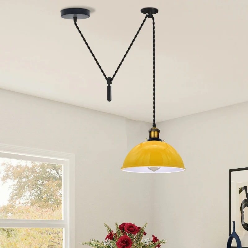 LED Hängelampe E27 |Industrielle Pendelleuchte |Moderne Deckenlampe~3070