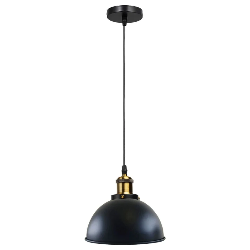 Schwarz Pendelleuchte Mit höhenverstellbare 95cm Kabel~3071