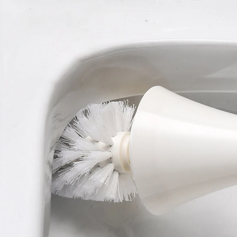 Toiletborstel met Afneembare Binnenbak Goud RVS Badkamerhouder Hygiënisch Ontwerp WC-borstel Toiletaccessoire | Sansoti
