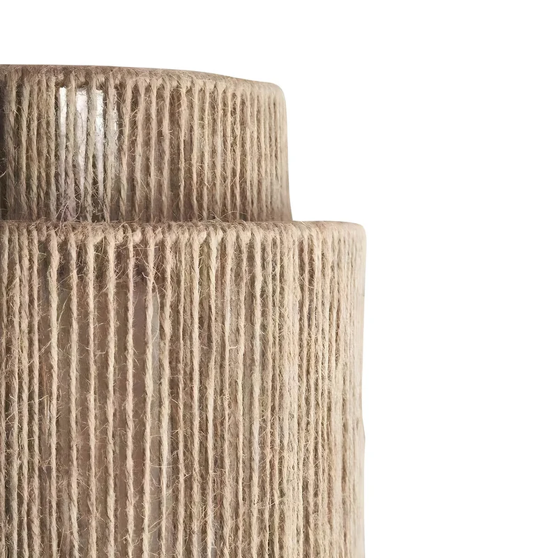 Wandlamp Gevlochten Touw Natuurlijk Materiaal Sfeervol Zacht Licht Modern Rustiek Woonkamer Slaapkamer | Sansoti