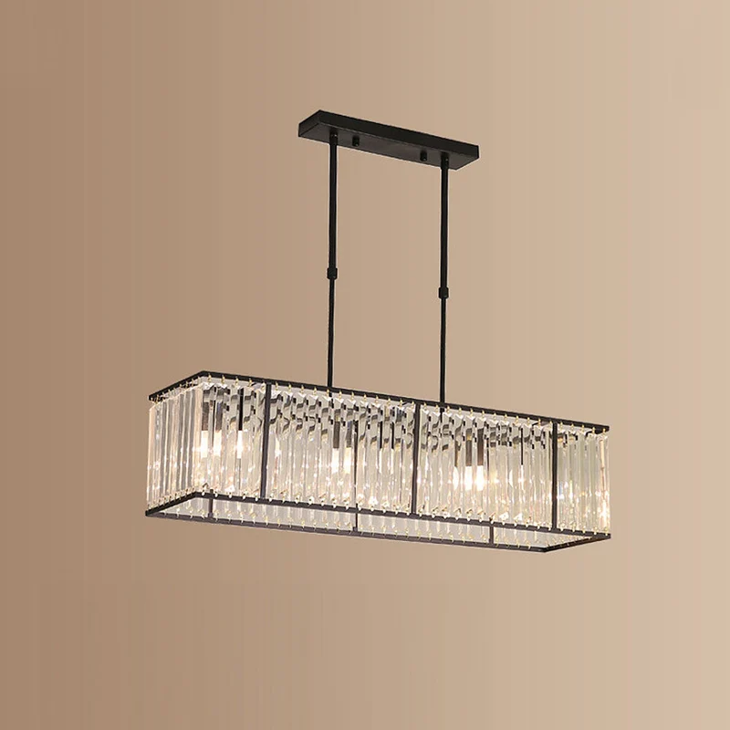 Kristallen Hanglamp Lineair Keukeneiland Eetkamer Plafondverlichting Kroonluchter Scandinavisch Design | Sansoti