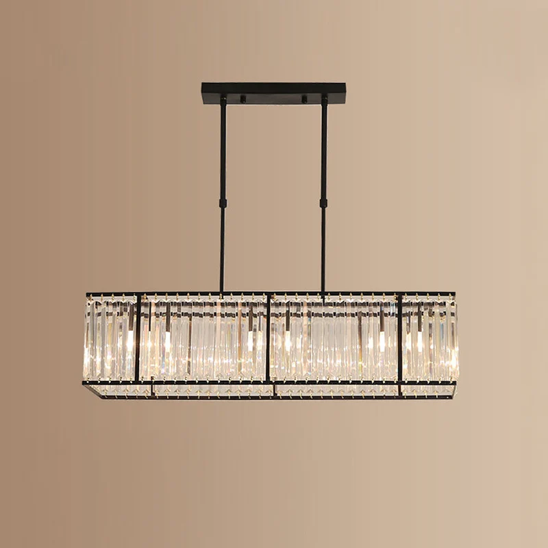 Kristallen Hanglamp Lineair Keukeneiland Eetkamer Plafondverlichting Kroonluchter Scandinavisch Design | Sansoti