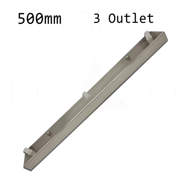 50cm Metallbaldachin-Deckenplatte mit 3 Löchern ~2693