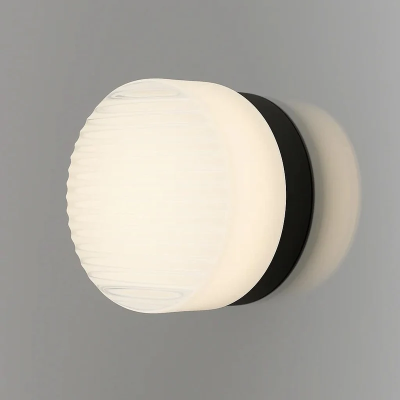 LED Wandlamp Wit Glas Modern Interieur Sfeervol Slaapkamer Gang Woonkamer Hal Verlichtingsarmatuur Stijlvol | Sansoti