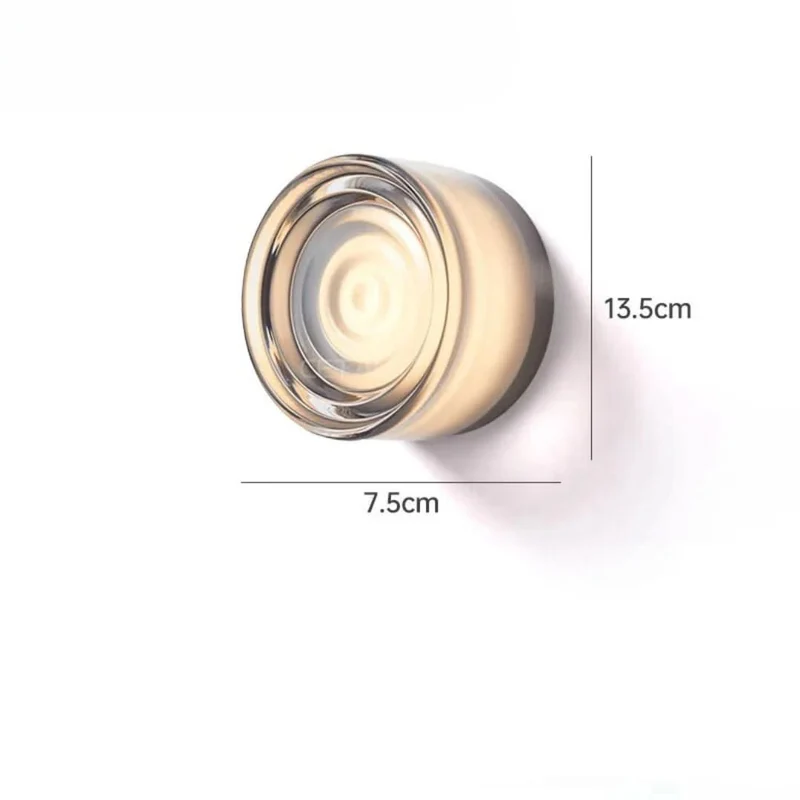 LED Wandlamp Wit Glas Modern Interieur Sfeervol Slaapkamer Gang Woonkamer Hal Verlichtingsarmatuur Stijlvol | Sansoti
