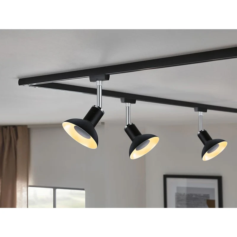GU10 4,9W LED Reflektor mit 3 Stufen-Dimmer Schwarz, Gold 3000K
