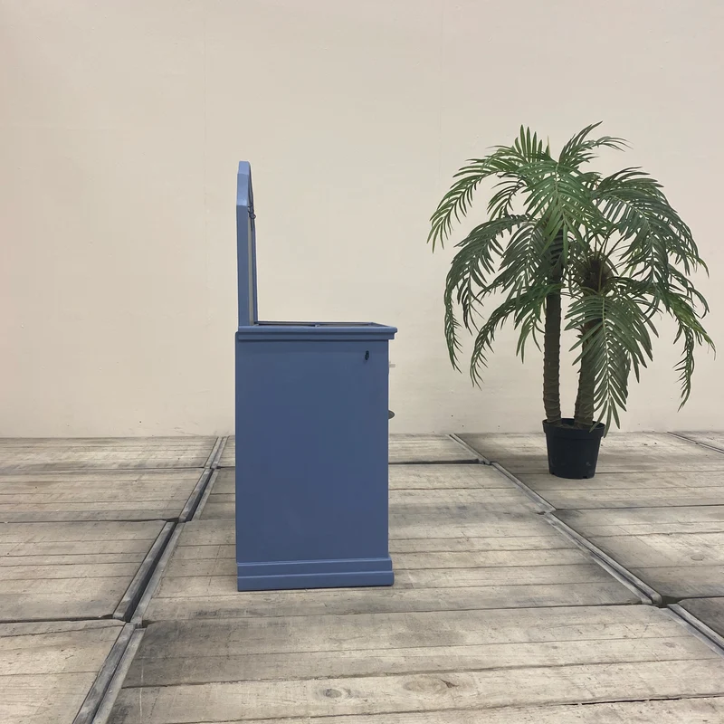Thomas Klotz Kinderküche Spielküche blau Holz Upcycled