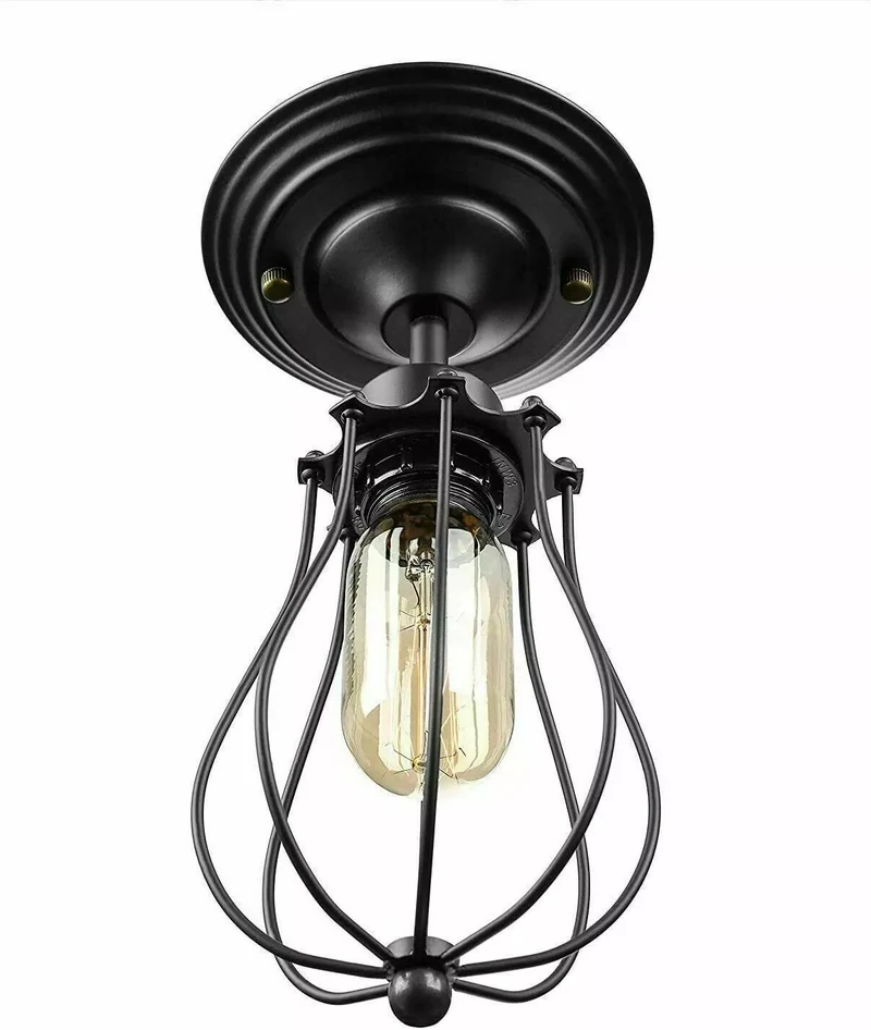 Drahtgestell lampenschirm mit balloon schwarze wandlampen~3050