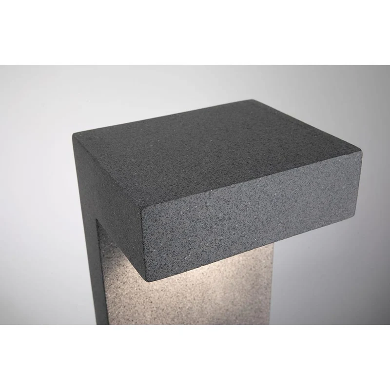 LED Beton Pollerleuchte Concrea Dunkler Sandstein IP65