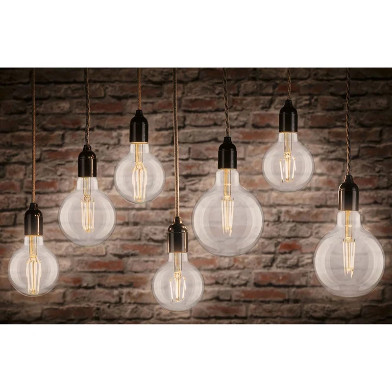 E27 4,8 LED Globe Filament 2700K Klar