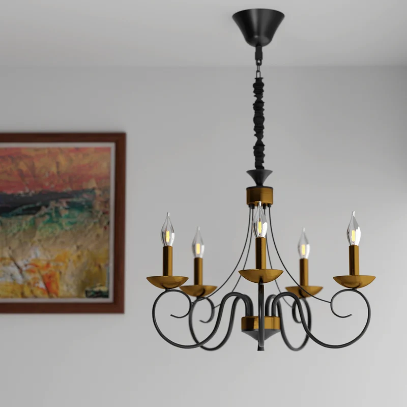 Kronleuchter modern schwarz/gold-pendelleuchte esstisch~2907