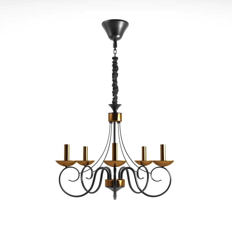 Kronleuchter modern schwarz/gold-pendelleuchte esstisch~2907