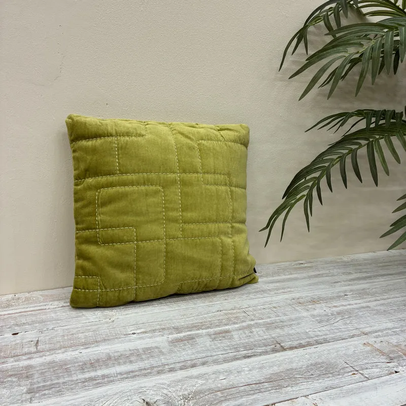 Unique Living Nika Kissen grün Stoff 45x45 Kissen Neuware