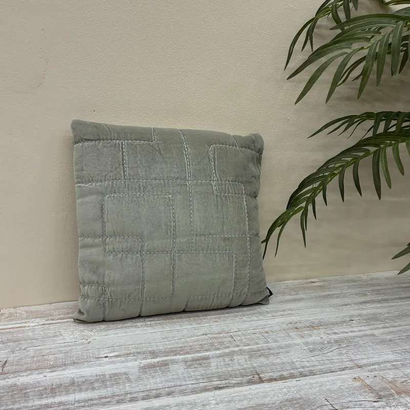 Unique Living Nika Kissen grau Stoff 45x45 Kissen Neuware