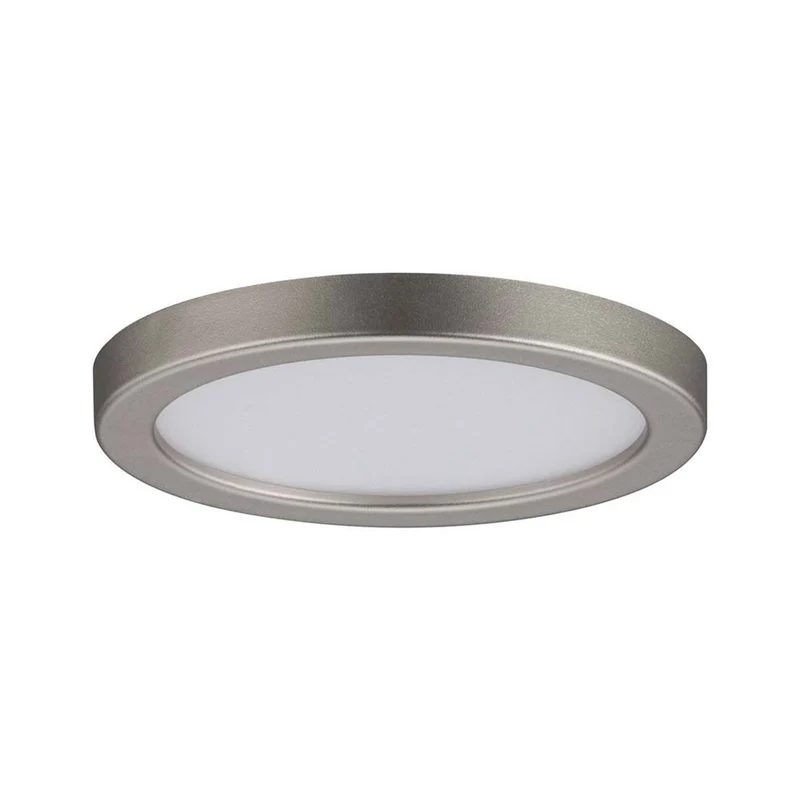 EBL Set Panel Areo rund IP23 LED 1x5W 3000K 80mm Nickel-Matt