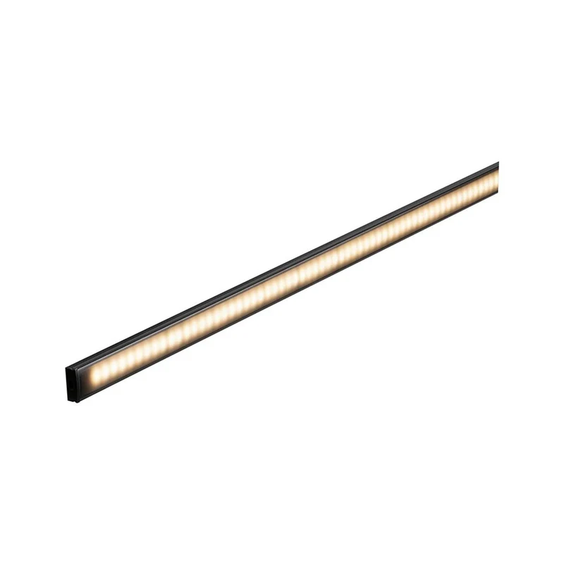 LED Strip Profil Base Schwarzer Diffusor 1m Schwarz