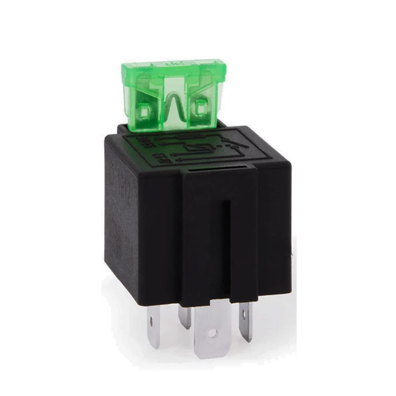 12V 30A abgesichertes Mini-Relais / 4-polig