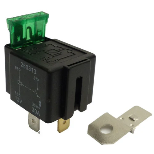 12V 30A abgesichertes Mini-Relais / 4-polig