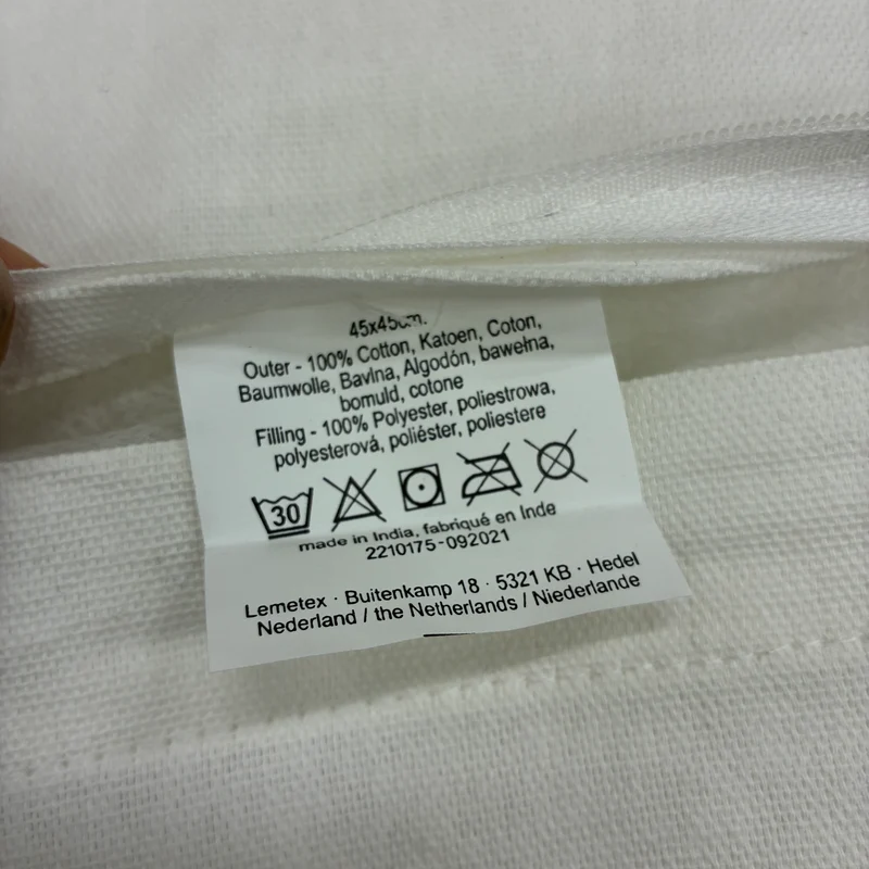 Unique Living Mex Kissen weiß Stoff 45x45 Kissen Neuware