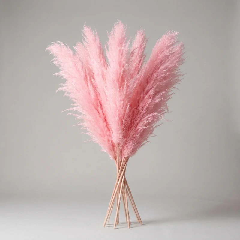Decoratieve Pampasgrassen 65cm – Kunstdecoratie Boho Stijl voor Vaas Interieur Woonkamer Scandinavisch | Sansoti