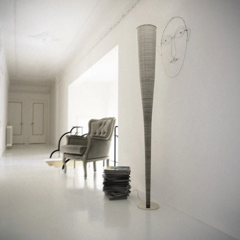 Foscarini - LED Stehleuchte Mite nero