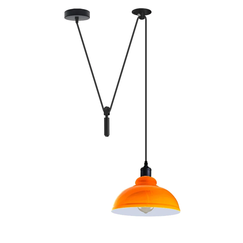 Industrial Pendelleuchte – Höhenverstellbar mit Seilzug, 29cm ~2850