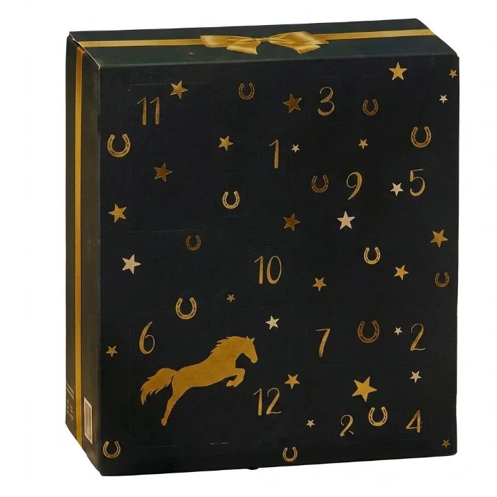 Adventskalender Paardensport 24 Verzorgingsproducten Accessoires Stabiel Rijden Paardenliefhebbers Kerst | Sansoti