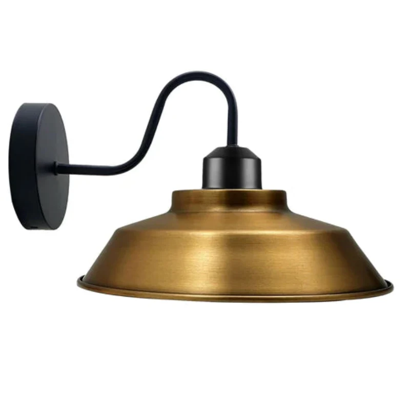 Retro Wandlampe im Industrie-Stil Schwanenhals ~2002