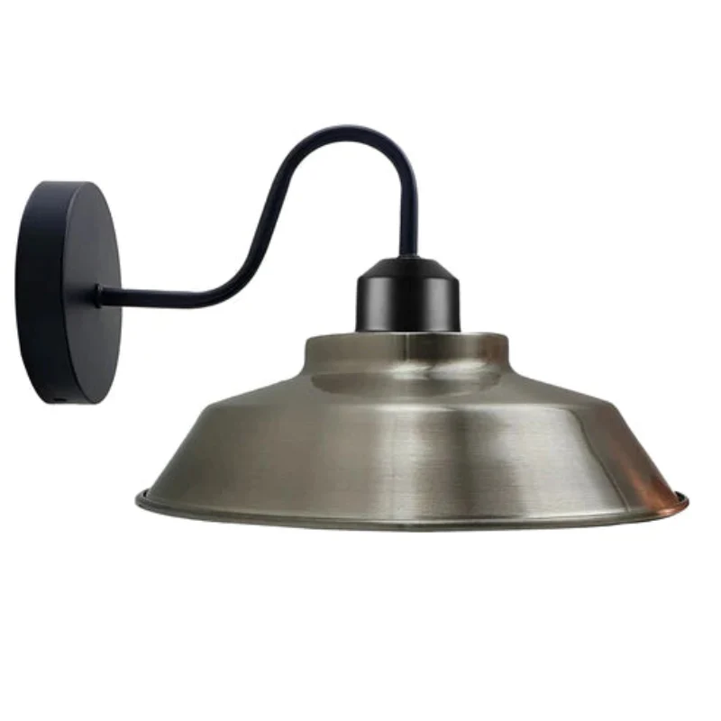 Retro Wandlampe im Industrie-Stil Schwanenhals ~2002