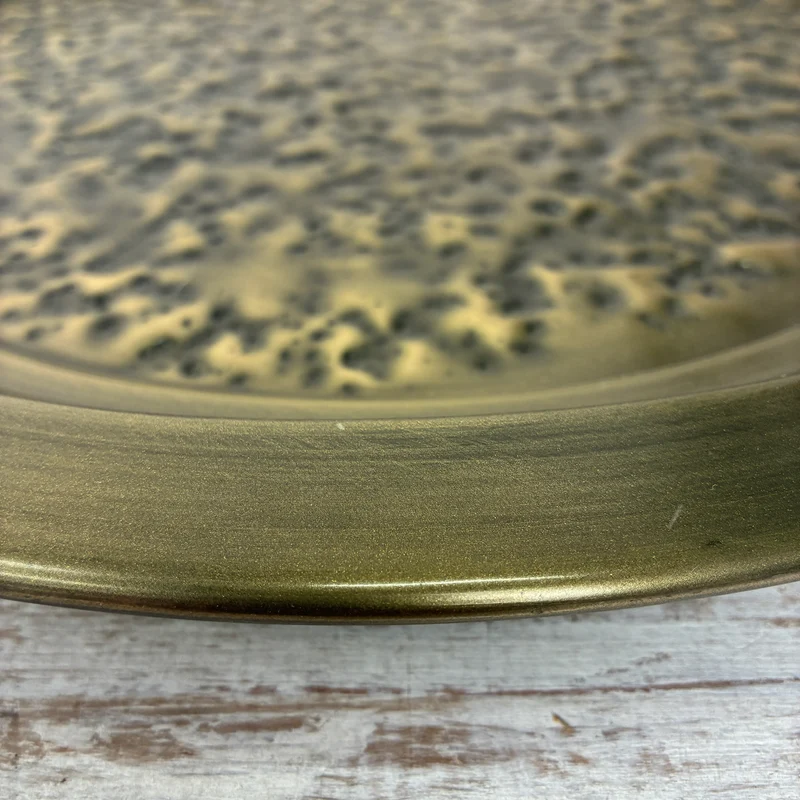 PTMD Janelle Dekoschale Dekotablett Gold Bronze Metall 40cm
