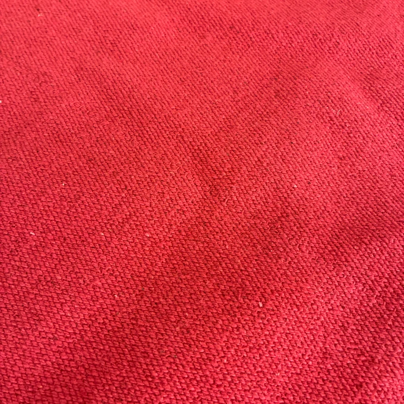Platzdeckchen Baumwolle rot 45x30 Neuware Deko Textilien