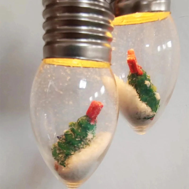 LED Lichtslingers met Kerstfiguren 10 Lampjes USB Aansluiting Feestverlichting Sfeervolle Decoratieve Lichtjes Binnen | Sansoti