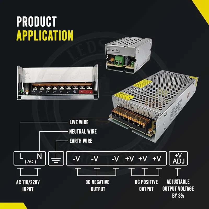 30W DC12V IP20 Universal geregelter 2.5 Ein LED Transformator~2437