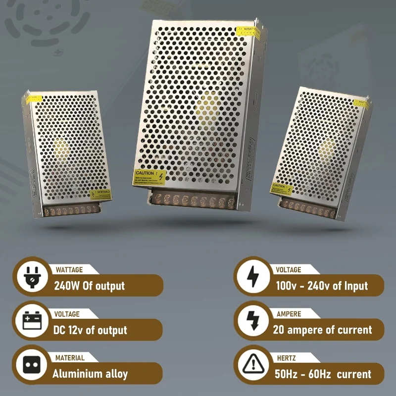 All Seasons Life 240W LED Schaltnetzteil 12V 20A Trafo IP20 ~2435