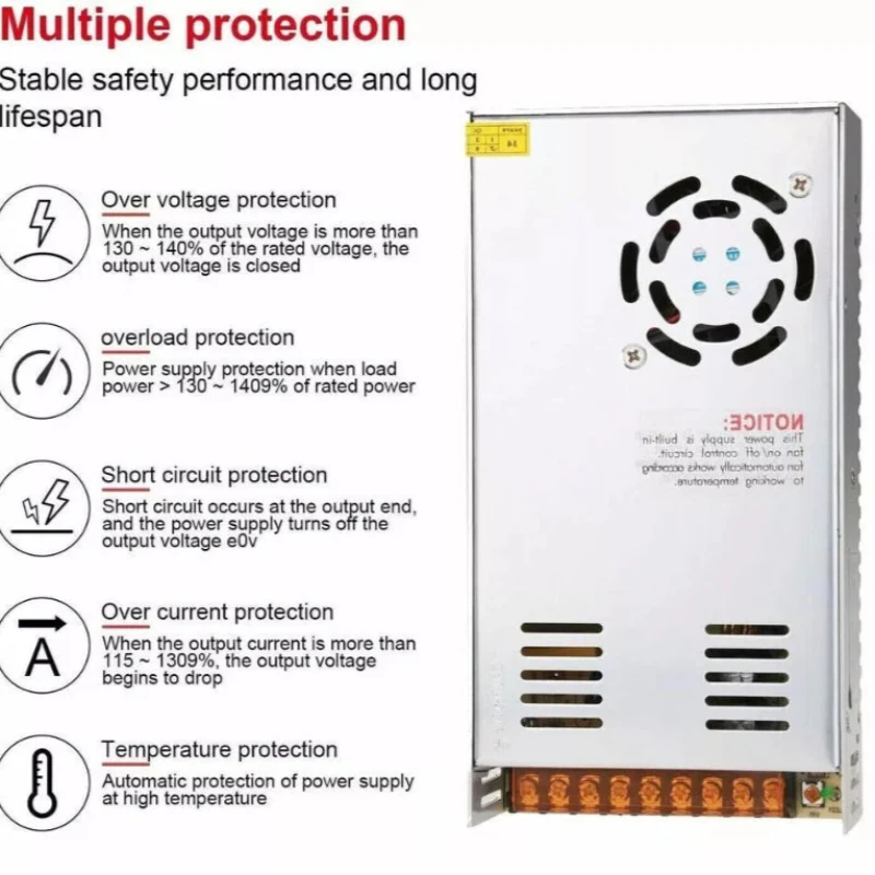 All Seasons Life 240W LED Schaltnetzteil 12V 20A Trafo IP20 ~2435
