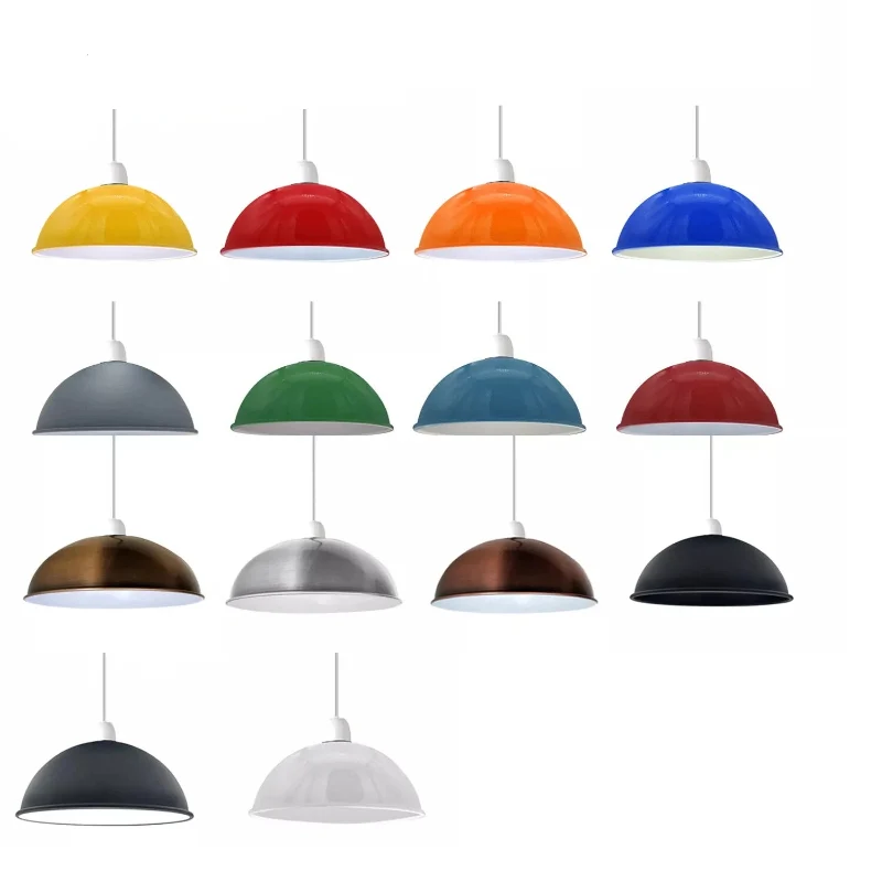 Lampenschirm Metall 30cm Modernes Halbkugel-Design ~2735