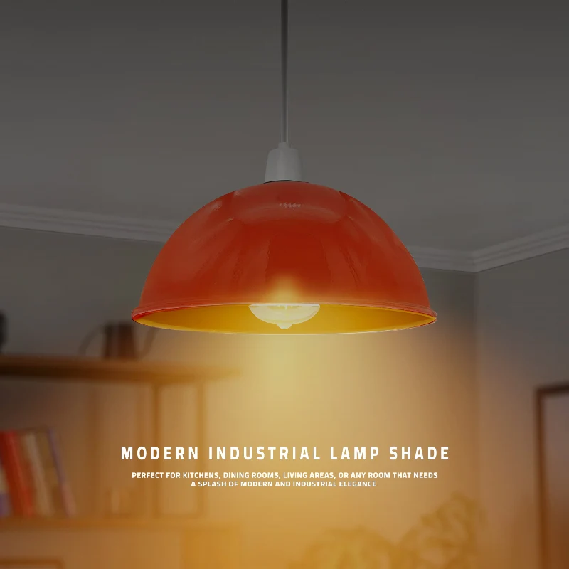 Lampenschirm Metall 30cm Modernes Halbkugel-Design ~2735