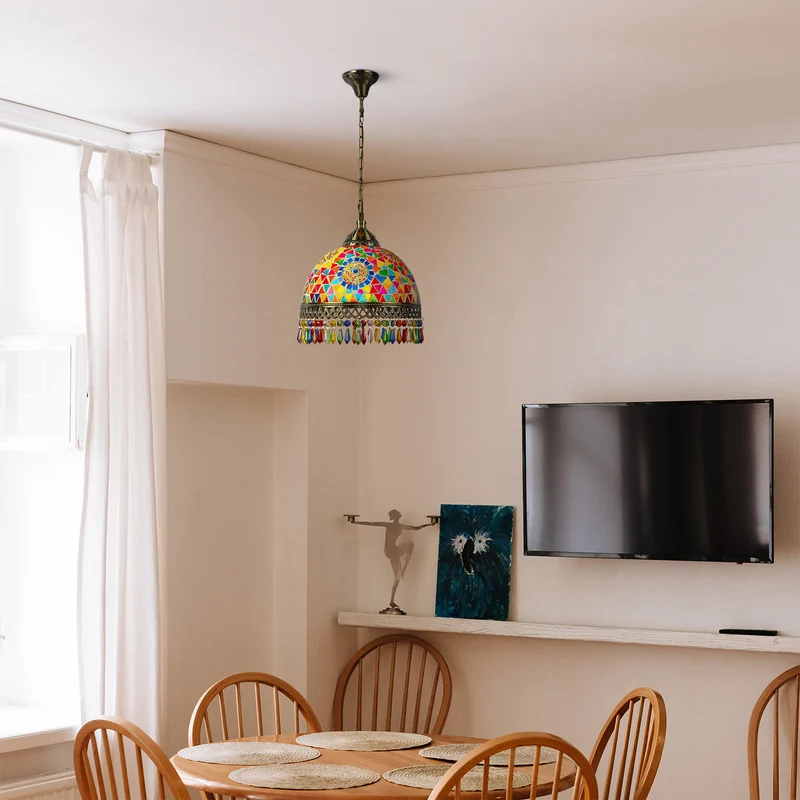 Mosaik-Kronleuchter - Marokkanische & Türkische Stile (Syadi Lighting)~2748