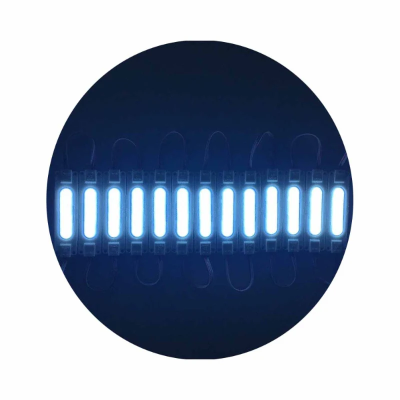10er Set COB LED Module 12V IP65 Kaltweiß ~1750