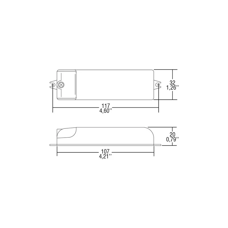 TCI - Universal-Trafo MW 70 LED Dimmbar
