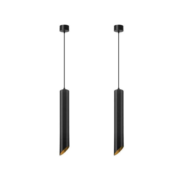 All Seasons Life Zylinder Pendelleuchte Schwarz-Gold GU10 ~2613